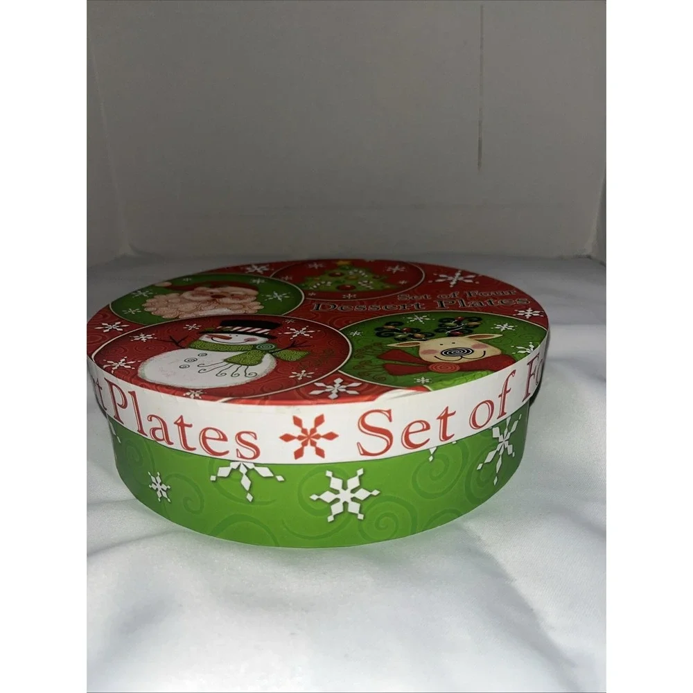 Cracker Barrel Stoneware Christmas Dessert 8